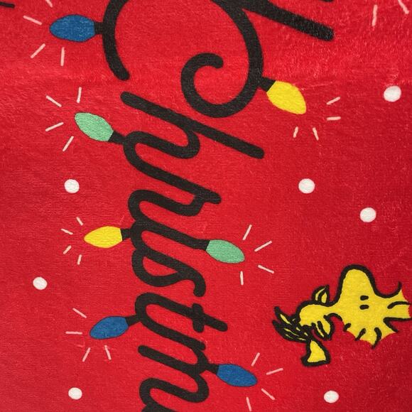 Peanuts Snoopy & Woodstock Christmas Lights Accent Rug Mat 20" x 32" Doormat New - Picture 3 of 5